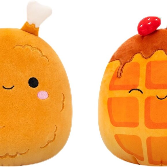 Squishmallows Original FlipAMallows 8in Chicken and Waffles Flippable Plush - Picture 2 of 5